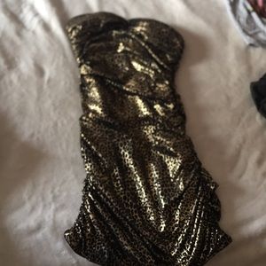 Cheetah print dress